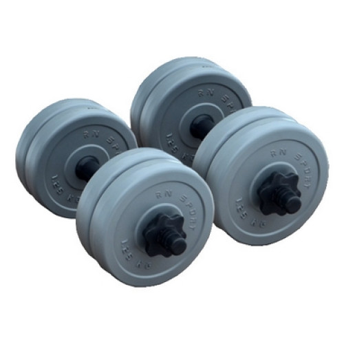 Купить Гантель  RN-Sport 2x6 кг Gray в Киеве - фото №1